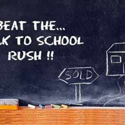 Beat the back to school rush!
