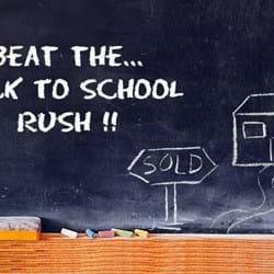 Beat the back to school rush!