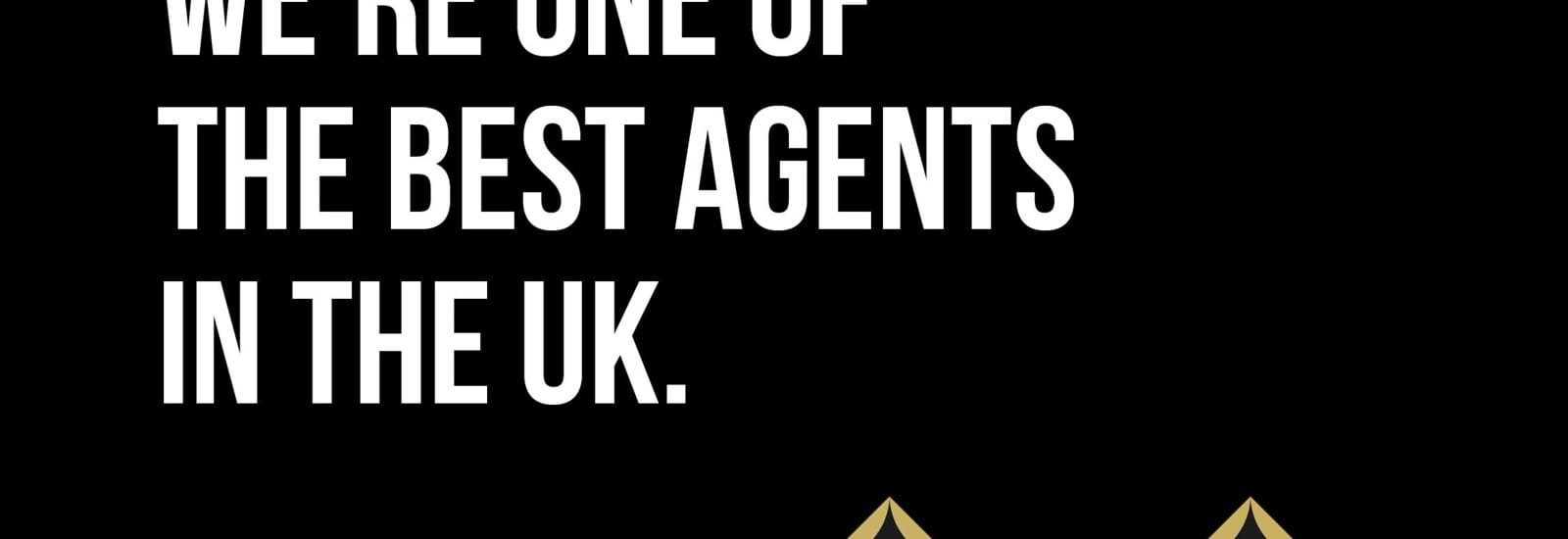 Banner for It's official, we are one of the best agents in the UK!