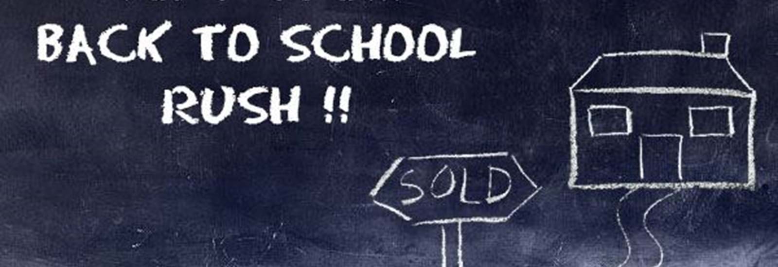 Banner for Beat the back to school rush!